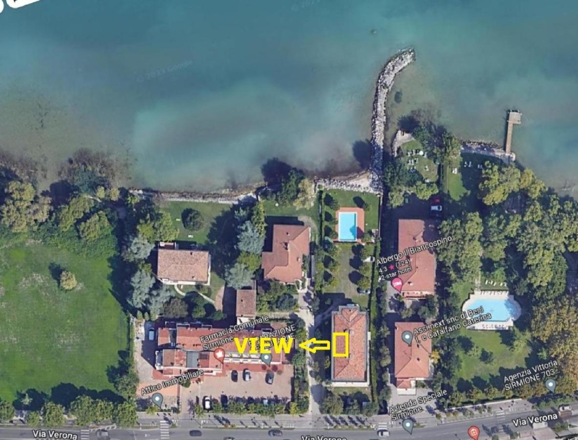 Casa Lugana 9 - Monolocale Con Piscina Fronte Lago Sirmione Luaran gambar